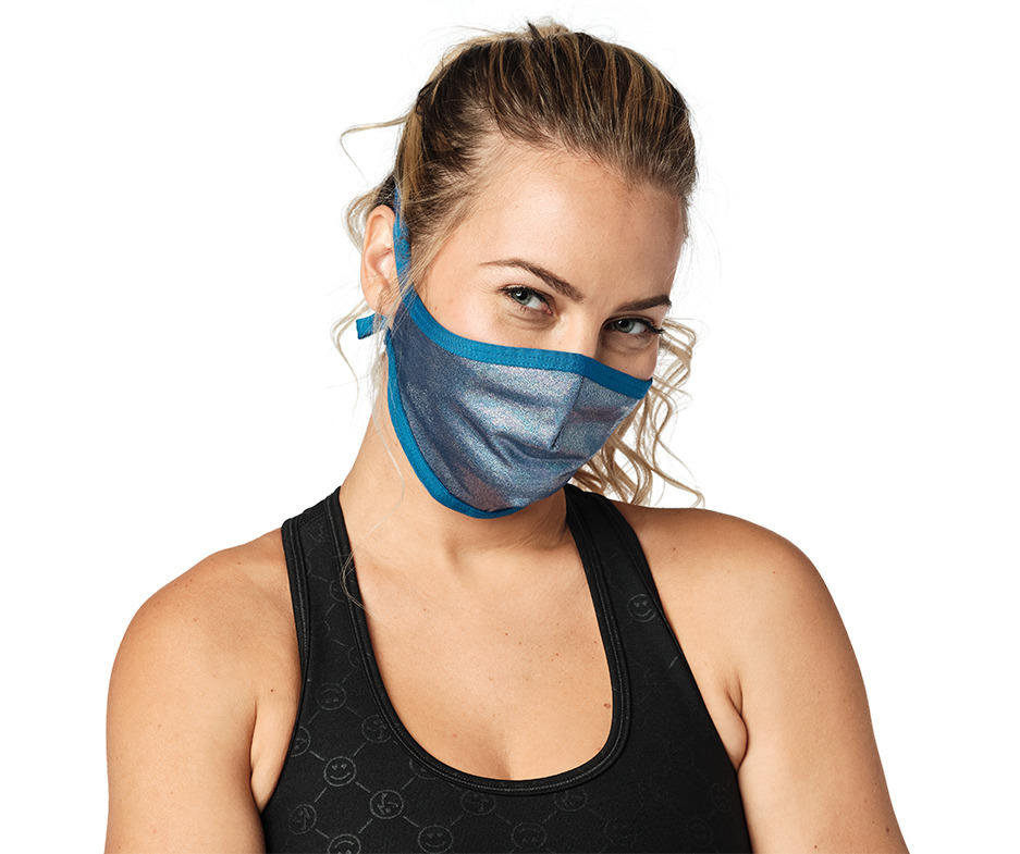 Zumba Face Cover - Blue | Zumba Fitness Shop