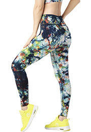 Zumba Worldwide Tie-Dye High Waisted 