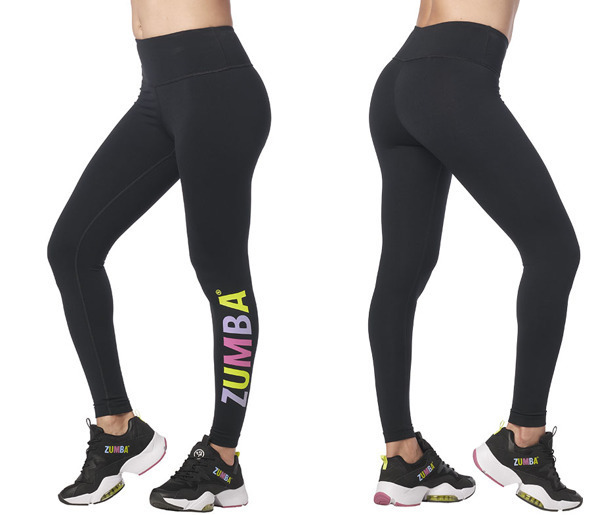 Made With Zumba Love High Waisted Ankle Leggings