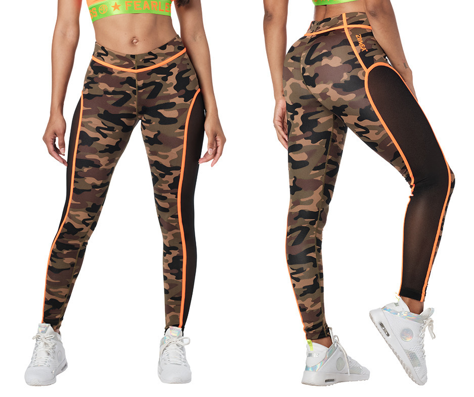 We Move The World Mesh Panel Leggings 