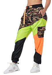 Zumba ZA Girls Camo Pink Cargo Pants