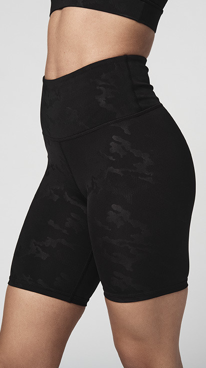 high waist biker short