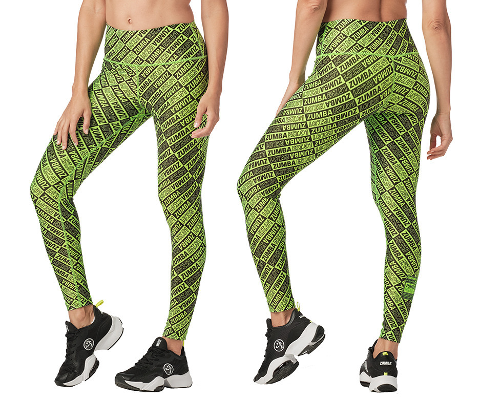 Printed High Waisted Ankle Leggings 