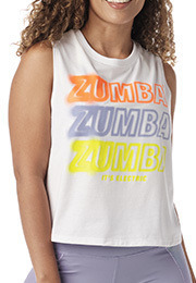 Zumba Womens Fashion Design Loose Breathable Workout Tank Top Donna
