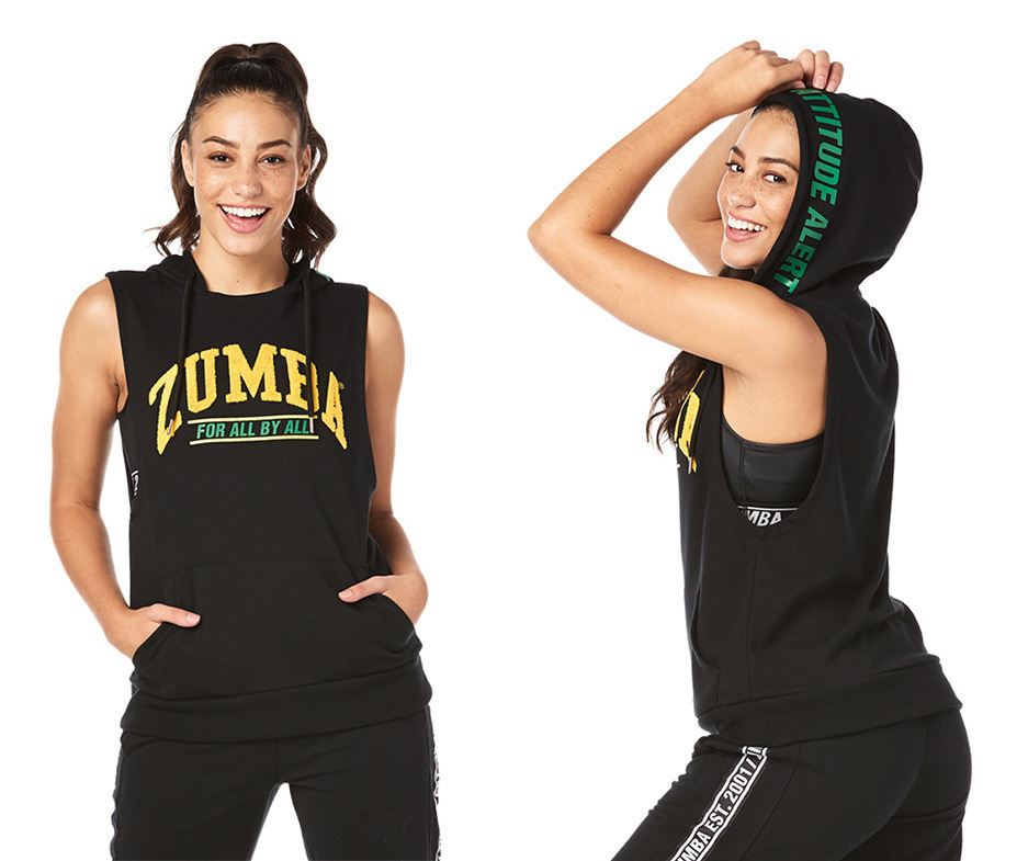 fitness sleeveless hoodie