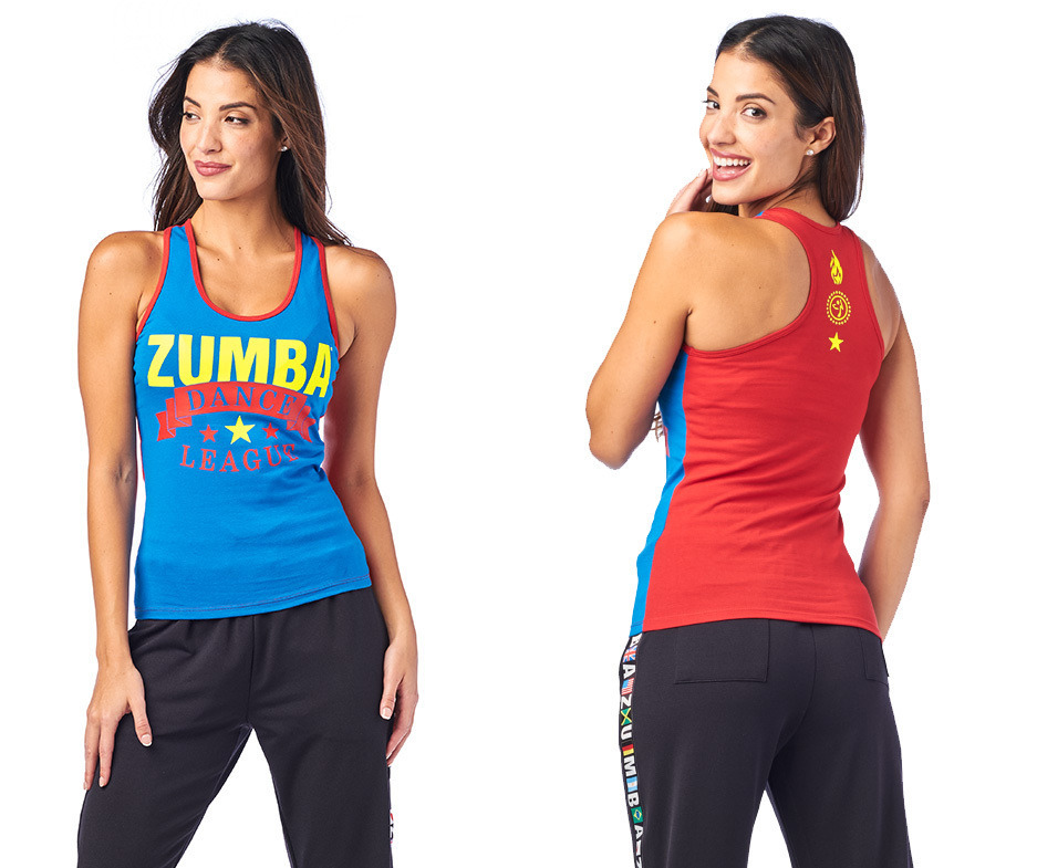 zumba racerback tops