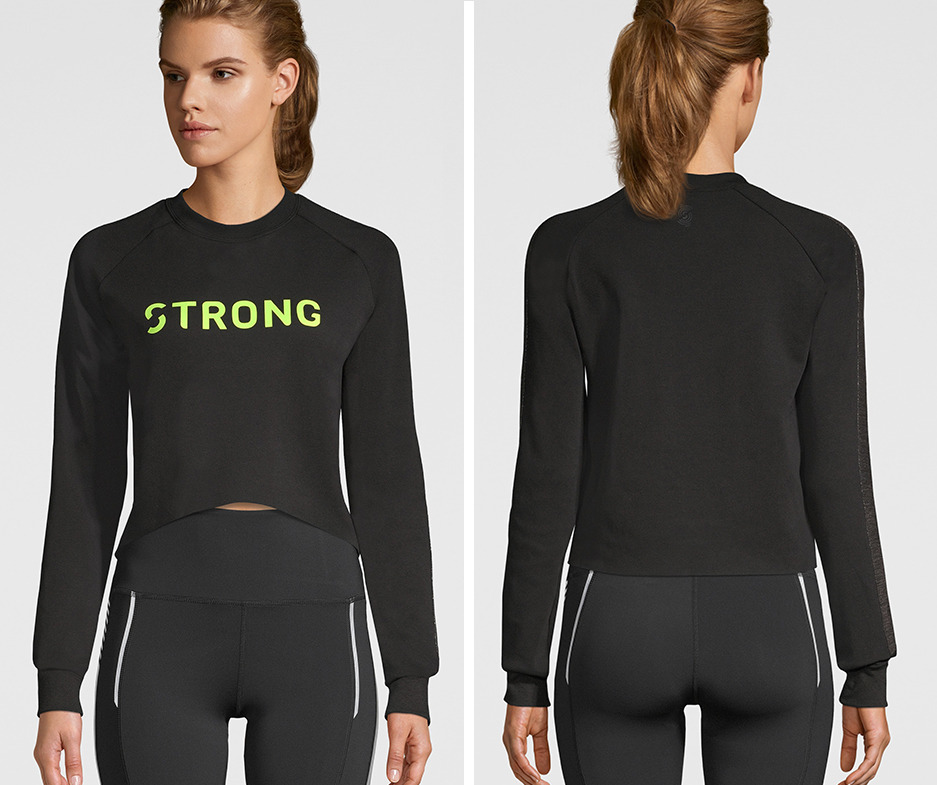 active crop top long sleeve