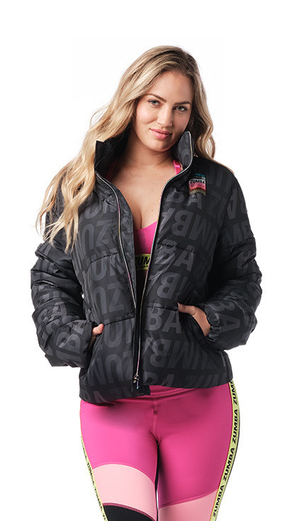 colored puffer jacket