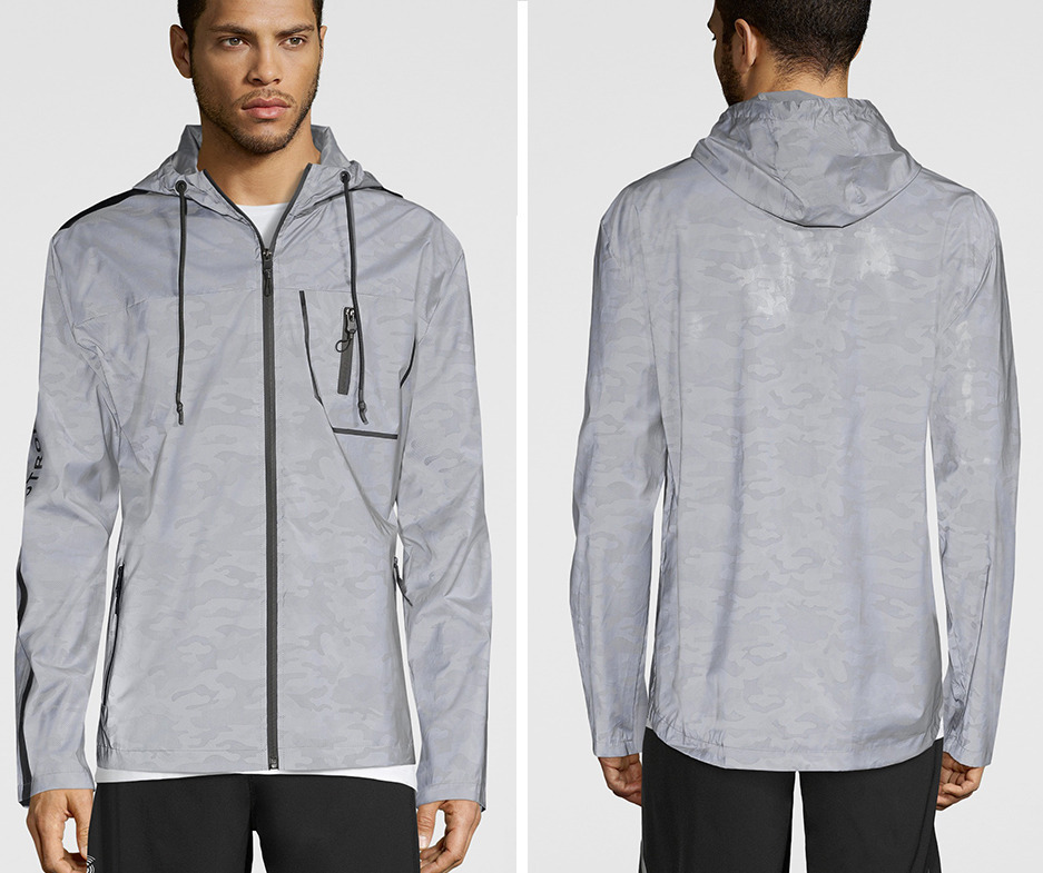 reflective zip up jacket