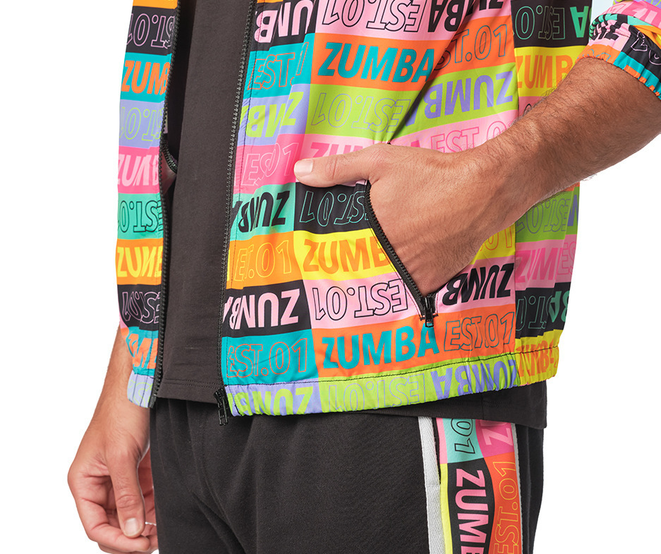 Zumba EST. 01 Printed Zip-Up Jacket